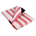 Waterproof Tarpaulin Sheet 170GSM Striped – Heavy-Duty Market Cover with Reinforced Eyelets for Events and Trade Use Red White