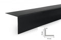 70x70mm Black PVC Corner Angle Trim 90° – 2.48m – 1, 3, 5 & 10 Packs