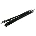 Black Cable Ties – 100 Pack Heavy Duty 28cm Industrial Grade Nylon Ties for Home and Worksite Organization