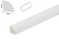 Decorative Flooring Window Edge Beading Worktop Strip uPVC 18mm Quadrant Trim Moulding