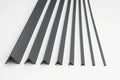 Equal & Unequal Edge Protector Dark Grey PVC Plastic Corner Angle Trim 90°