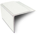 NSL27 75 x 58mm Aluminium DDA-Compliant Stair Nosing with PVC Grip Insert