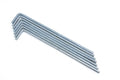 Galvanised Steel Tent Pegs – 4mm x 175mm Heavy Duty Metal Ground Anchors for Tents, Tarpaulins and Gazebos