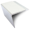 NSL26 67x55mm Tredsafe Aluminium Stair Nosing with DDA-Compliant PVC Insert