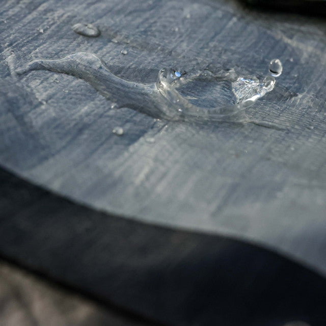 Heavy Duty Tarpaulin 270gsm – Black Silver 100% Waterproof & UV-Resistant Cover for Roofing, Boats, and Construction
