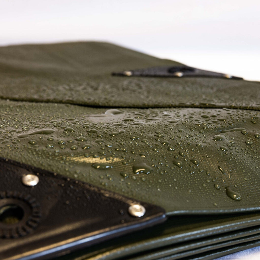 Waterproof Tarpaulin Sheet 560gsm PVC – Heavy Duty Ultra Tough Cover with 20mm Brass Eyelets for Industrial Use