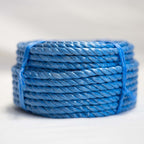 Blue Poly Rope Coil 30m and Lorry Rope – Heavy Duty Utility Rope for Outdoor, DIY and Commercial Fastening
