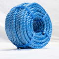 Blue Poly Rope Coil 30m and Lorry Rope – Heavy Duty Utility Rope for Outdoor, DIY and Commercial Fastening