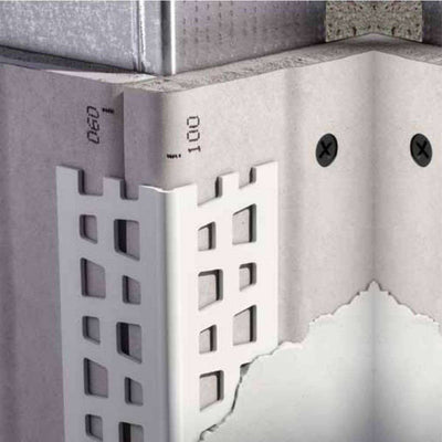 10 Pack – 25x25mm PVC Render Corner Beads for Plaster & Render Edges