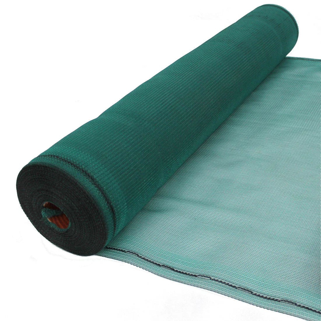 110gsm Green HDPE Wind Barrier Mesh with 50% Shade & 40% Airflow Reduction – UV Stabilised with 5cm Eyelets