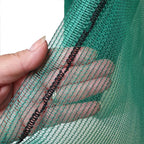 110gsm Green HDPE Wind Barrier Mesh with 50% Shade & 40% Airflow Reduction – UV Stabilised with 5cm Eyelets