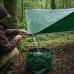 Waterproof Tarpaulin Sheet 140GSM Green/Silver – Heavy Duty Cover with Reinforced Eyelets for All-Weather Protection