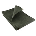 Waterproof Tarpaulin Sheet 21oz Heavy Duty Cotton Canvas – Ultra-Strong Waxed Cover with Reinforced Brass Eyelets for UK Use