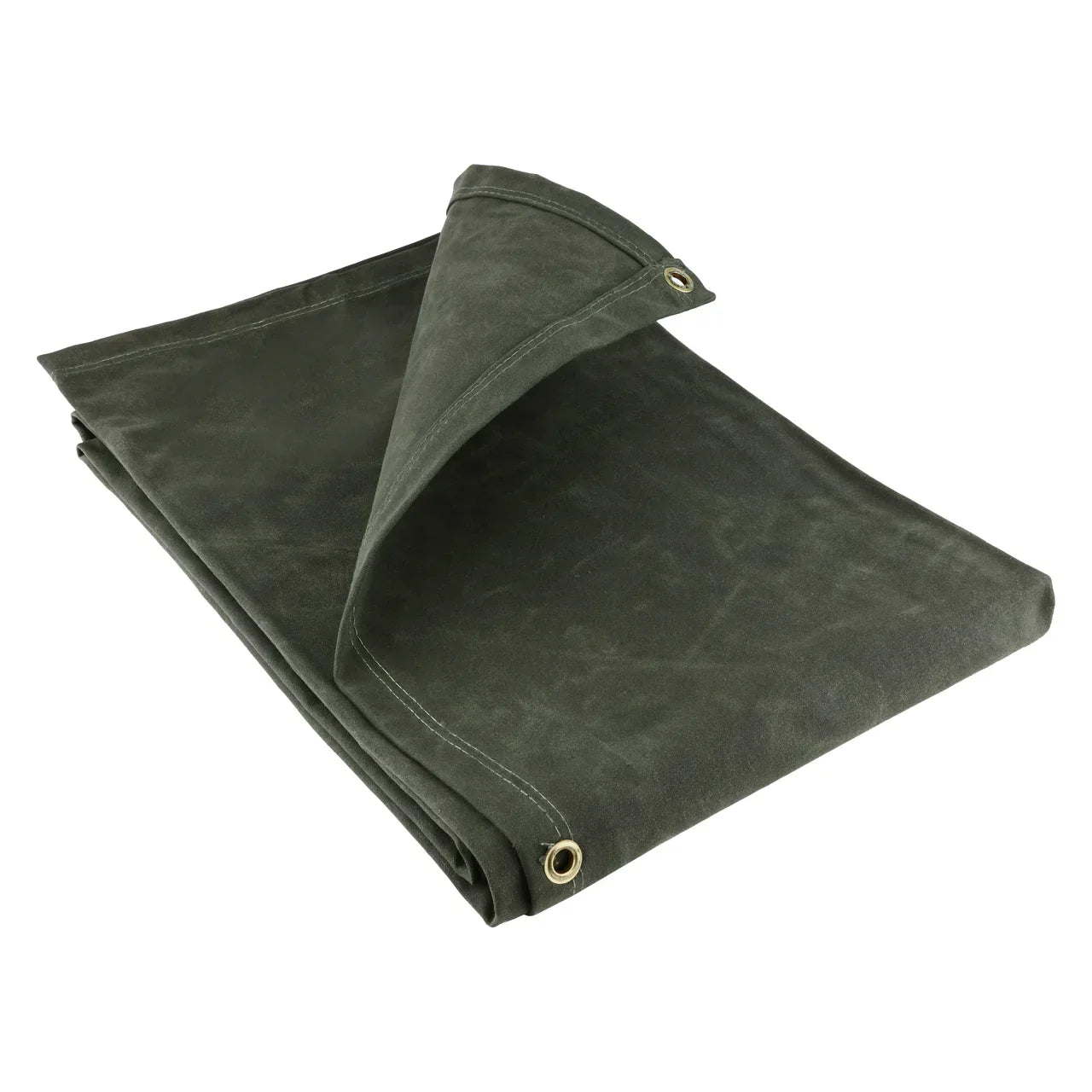 Waterproof Tarpaulin Sheet 21oz Heavy Duty Cotton Canvas – Ultra-Strong Waxed Cover with Reinforced Brass Eyelets for UK Use