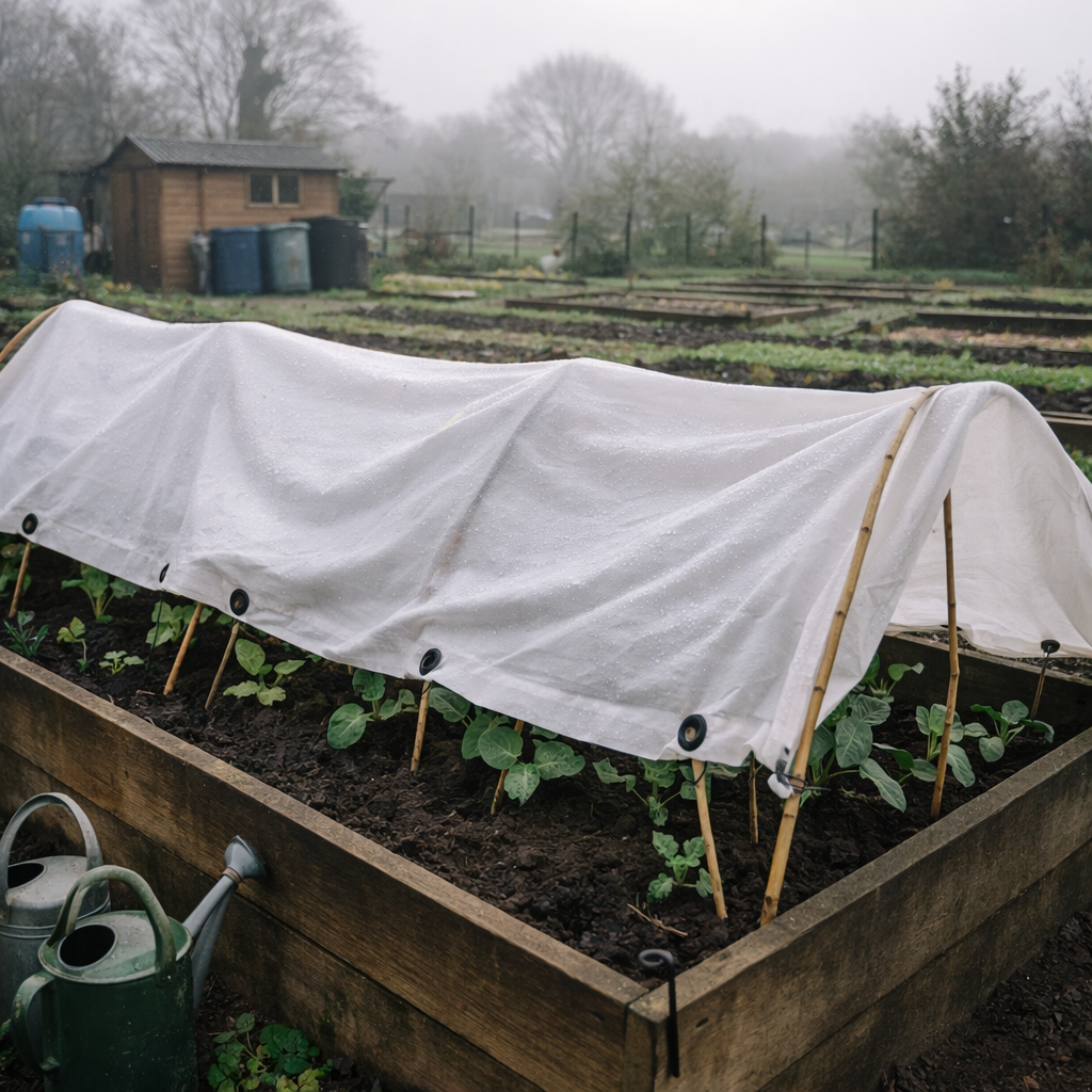 Heavy Duty Waterproof Tarpaulin 200gsm - UV-Protected Polyethylene Cover with Reinforced Eyelets for All Weather Use