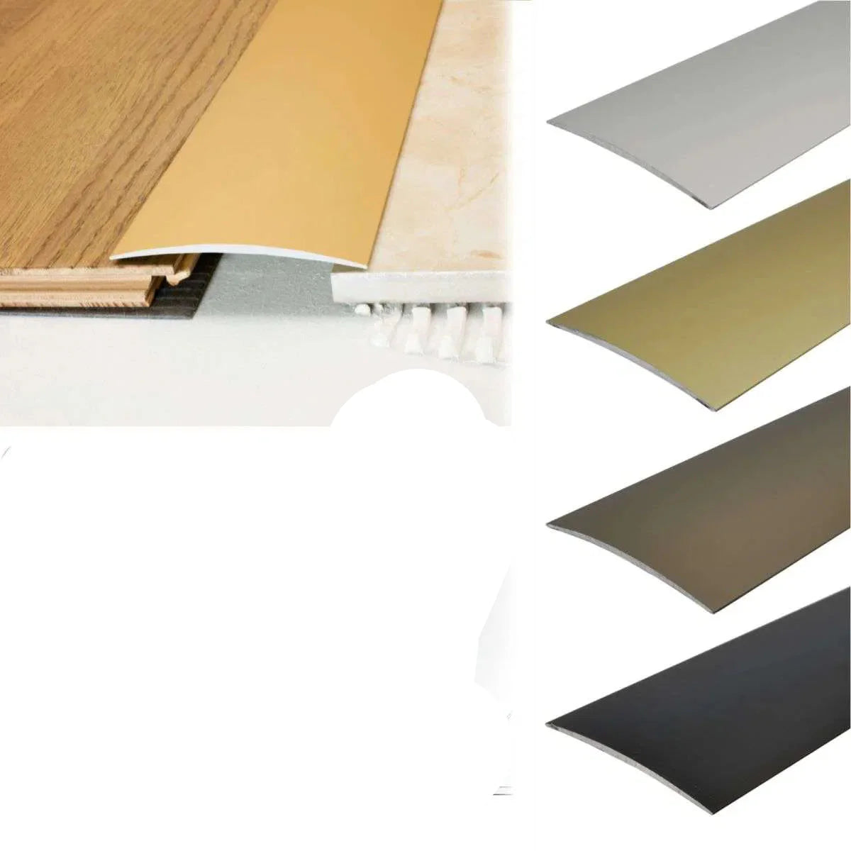 Collage of various vinyl flooring samples with different textures and colors.