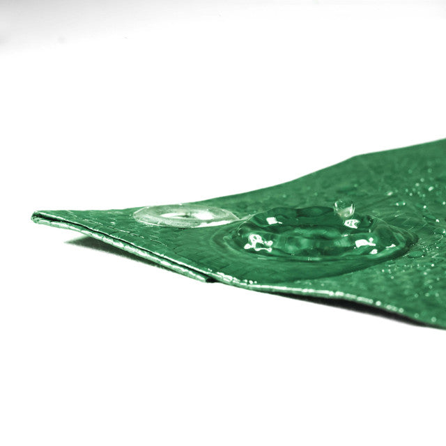 80GSM Waterproof Tarpaulin Green Economy Cover Sheet With Eyelets