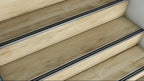 Aluminium Stair Nosing with Rubber Insert 35 MM x 19 MM x 1 M 2 M & 2.5 M Length Anodised Silver Gold Champagne - LSSZG