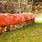 Orange Tarpaulin 90gsm – Heavy Duty, Waterproof Cover for Garden, Camping & DIY Protection