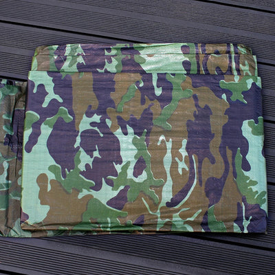 Green Camouflage Tarp 95gsm – Waterproof Polyethylene Cover for Outdoor, Camping & Gardening