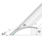 A48 41mm Anodised Aluminium Self Adhesive Door Threshold Ramp Profile