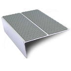 ASL10 Tredsafe 85x32mm Aluminium Non Slip Stair Nosing Edge Trim With Pvc Insert