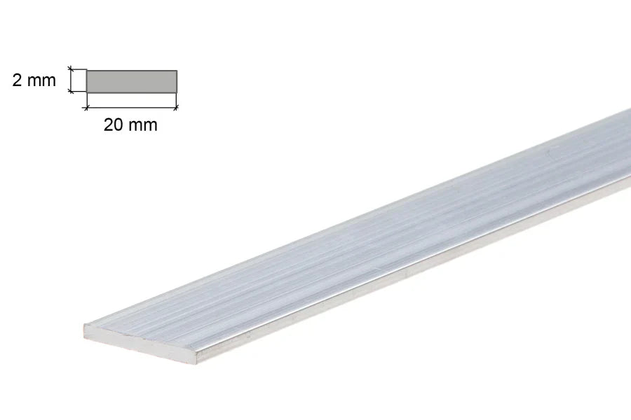 Aluminium Flat Bar Plate Natural