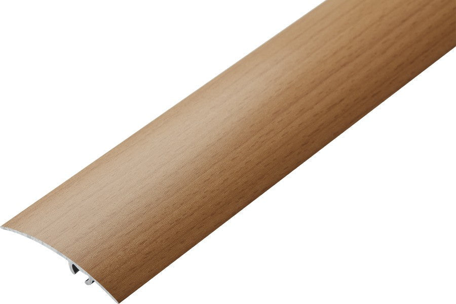 Aluminium Wood Effect Door Threshold Strip 47 MM x 930 MM Length Self-Adhesive Trim for Laminate Floors LW47