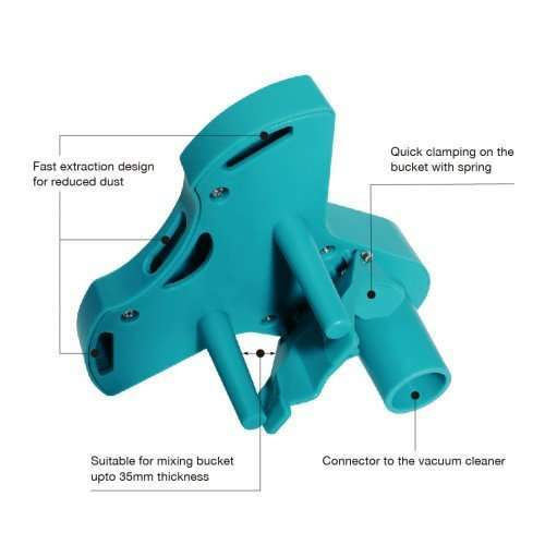 Bihui Dust-Reducing Vacuum Adapter for Mixing Buckets
