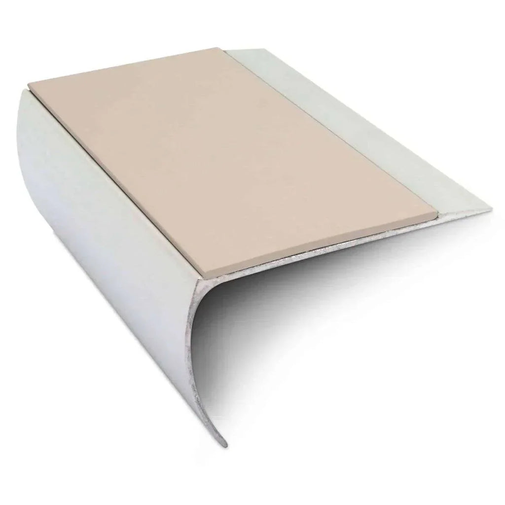 NSL25 69 x 40mm Aluminium Stair Nosing with PVC Anti-Slip Insert