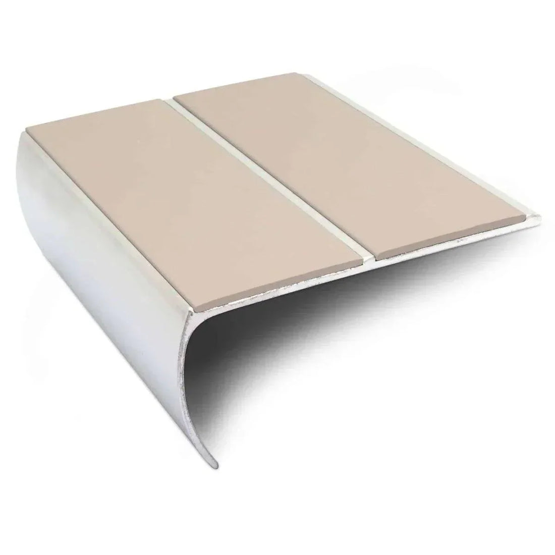 NSL29 Aluminium Anti-Slip Stair Nosing 87x40mm – Heavy-Duty Edge Trim with PVC Insert