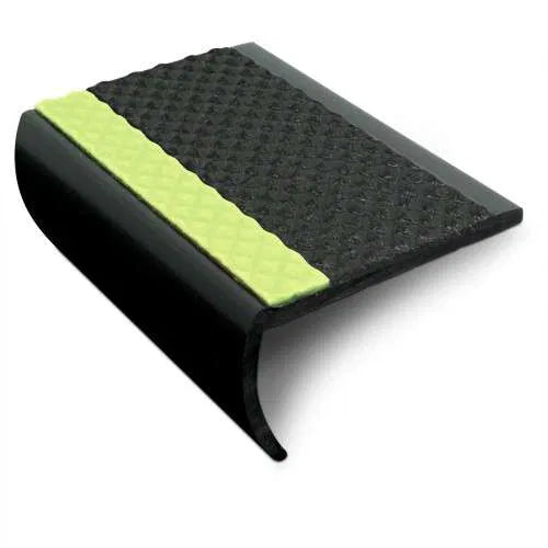 ASB 65 x 36mm  Non Slip Tredsafe Aluminator Slimline PVC Stair Nosing