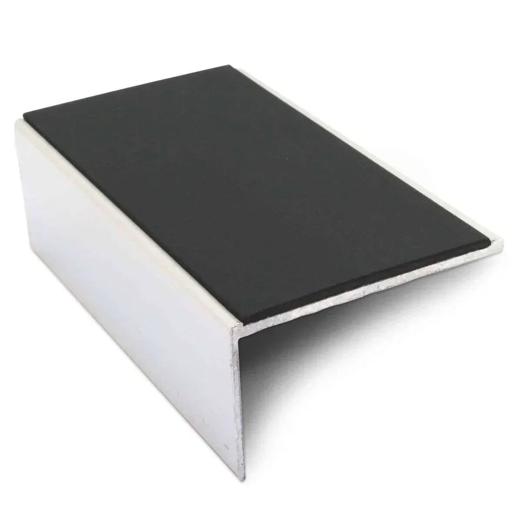 NSL01 56 x 32mm Aluminium Non Slip Stair Nosing Edge Trim With Pvc Insert