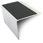 NSL21 67 x 55mm Aluminium Stair Nosing with PVC Anti-Slip & DDA Compliance