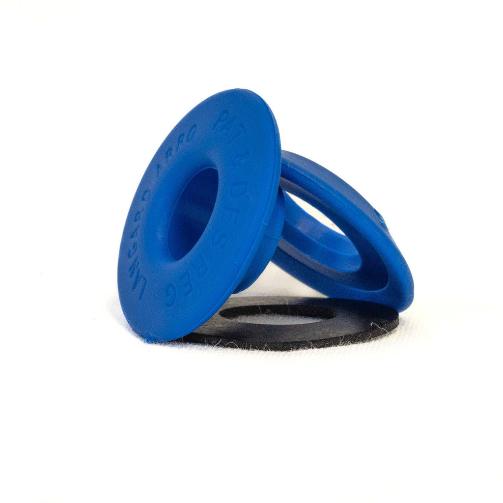 Plastic Eyelets 12mm Snap-N-Tap Heavy Duty Tarpaulin Repair Kit - Tool-Free Weatherproof Fasteners in Multiple Colors Blue