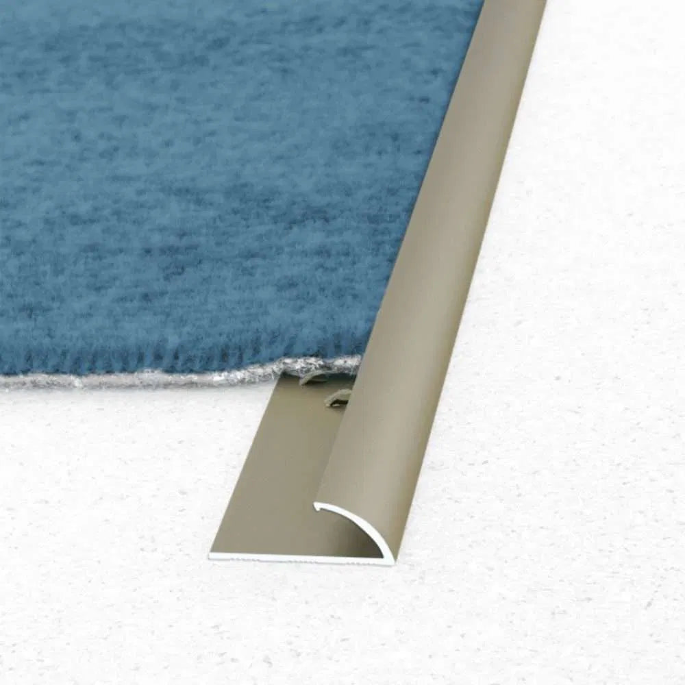 C07 10mm Aluminium Carpet Edge Trim – Anodised Finish
