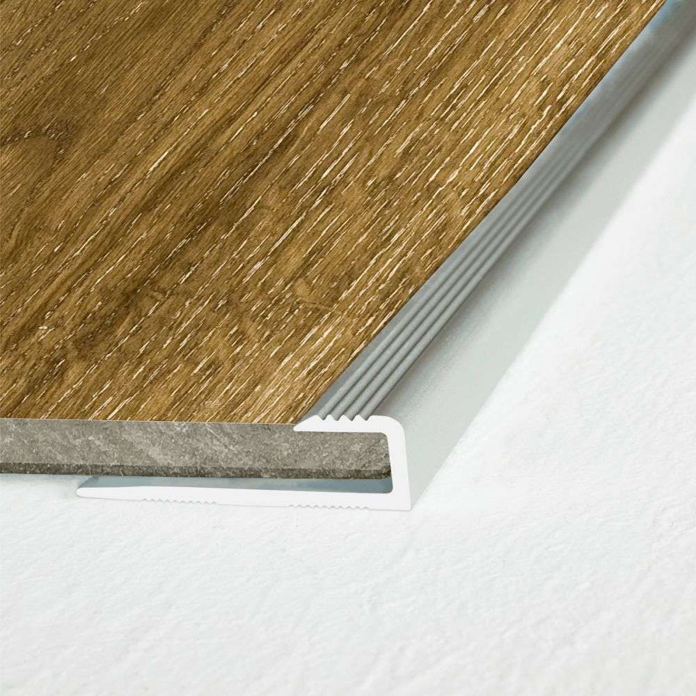 C63 Anodised Aluminium LVT U-Shape Edging Profile – 5mm Flooring