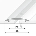 C68 36mm Anodised Aluminium Carpet Cover Strip Profile