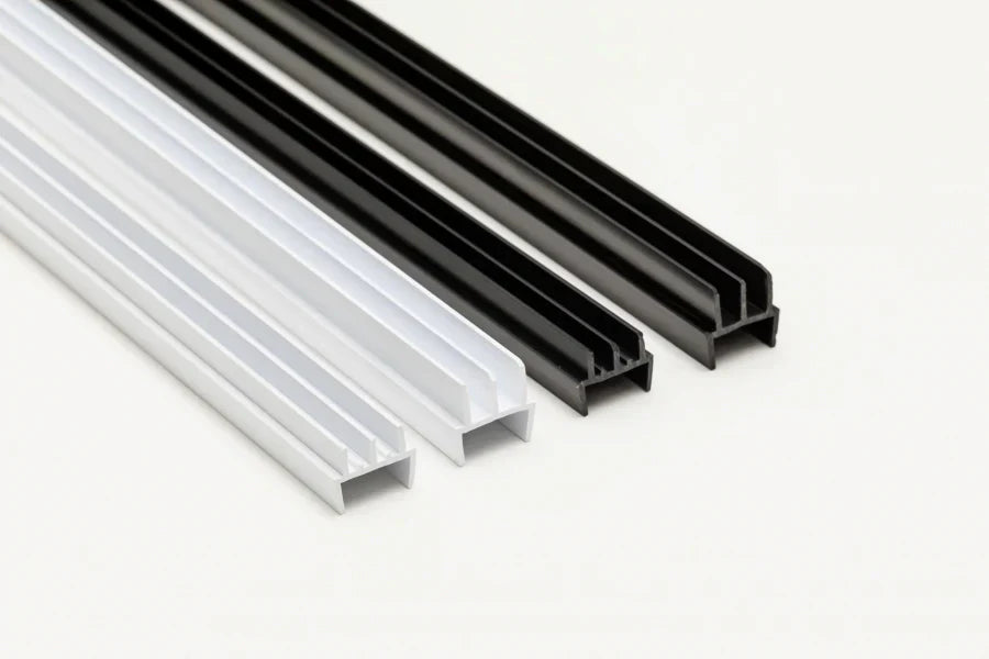 Clip-On Vivarium Double Channel Top & Bottom Glass Runners Track for 15/18 MM Board