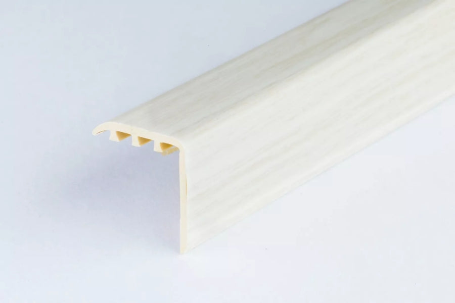 uPVC Stair Nosing 30 MM x 30 MM x 0.9 M Length Wood Effect Profile