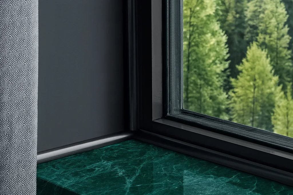 Decorative Flooring Window Edge Beading Worktop Strip uPVC 18mm Quadrant Trim Moulding