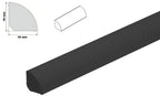 Decorative Flooring Window Edge Beading Worktop Strip uPVC 18mm Quadrant Trim Moulding