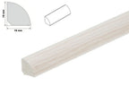 Decorative Flooring Window Edge Beading Worktop Strip uPVC 18mm Quadrant Trim Moulding