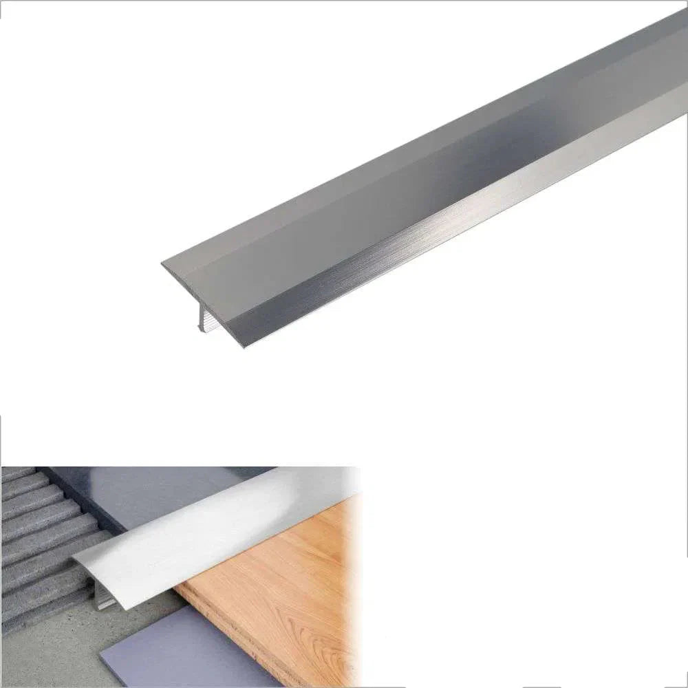 Electro-polished metal strip with dimensions and specifications on a white background
