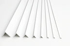 Equal & Unequal Edge Protector White PVC Plastic Corner Angle Trim 90°