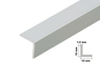 Extruded Angle Corner Anodised Aluminium (Silver & Gold)