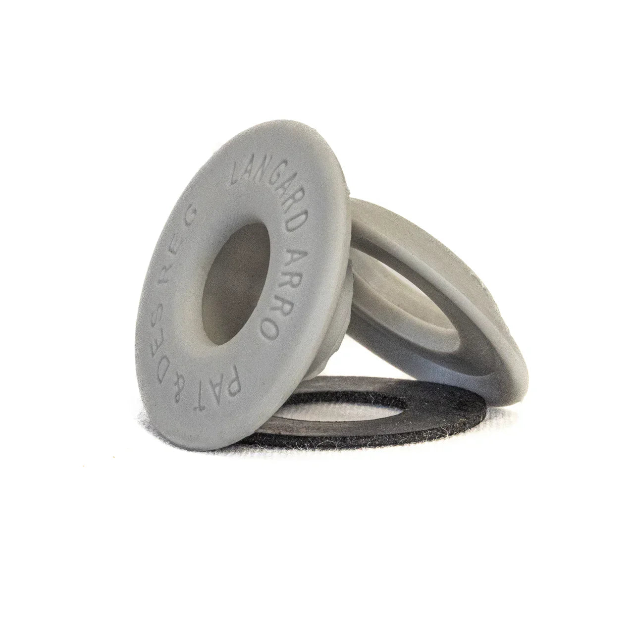 Plastic Eyelets 12mm Snap-N-Tap Heavy Duty Tarpaulin Repair Kit - Tool-Free Weatherproof Fasteners in Multiple Colors Grey