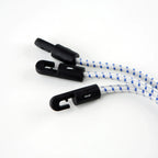 Bungee Cord Ties 30cm Heavy Duty Pack of 25 – Professional Elastic Fasteners for Scaffold Sheeting and Debris Netting