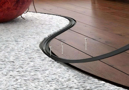 40mm PVC Flex Line Flooring Transition Strip – Flexible Threshold Profile