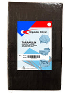 Heavy Duty 80GSM Black & White Tarpaulin Sheet – Waterproof & Tear Resistant Industrial Cover